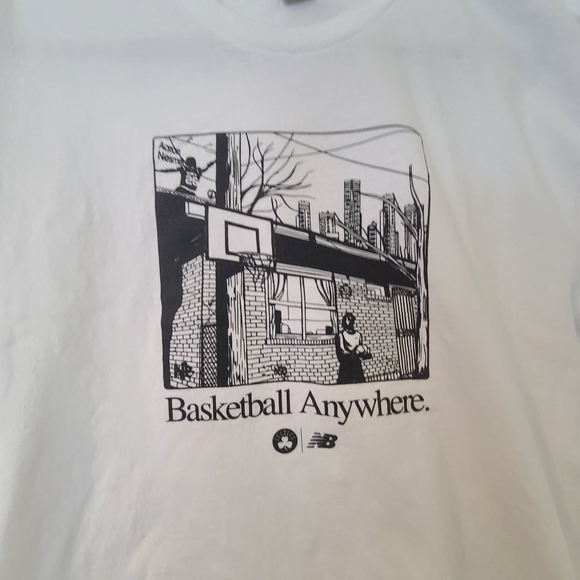 Boston Celtics Basketball Anywhere Game Giveaway  White Unisex L - Picture 2 of 4
